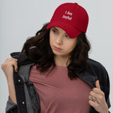 Motivational Cap " I am Joyful" inspiring Law of Affirmation Dad hat