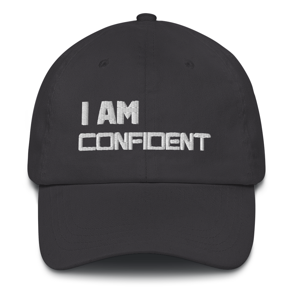 Motivational Hat " I AM CONFIDENT" Inspiring Law of Affirmation Classic Dad Cap