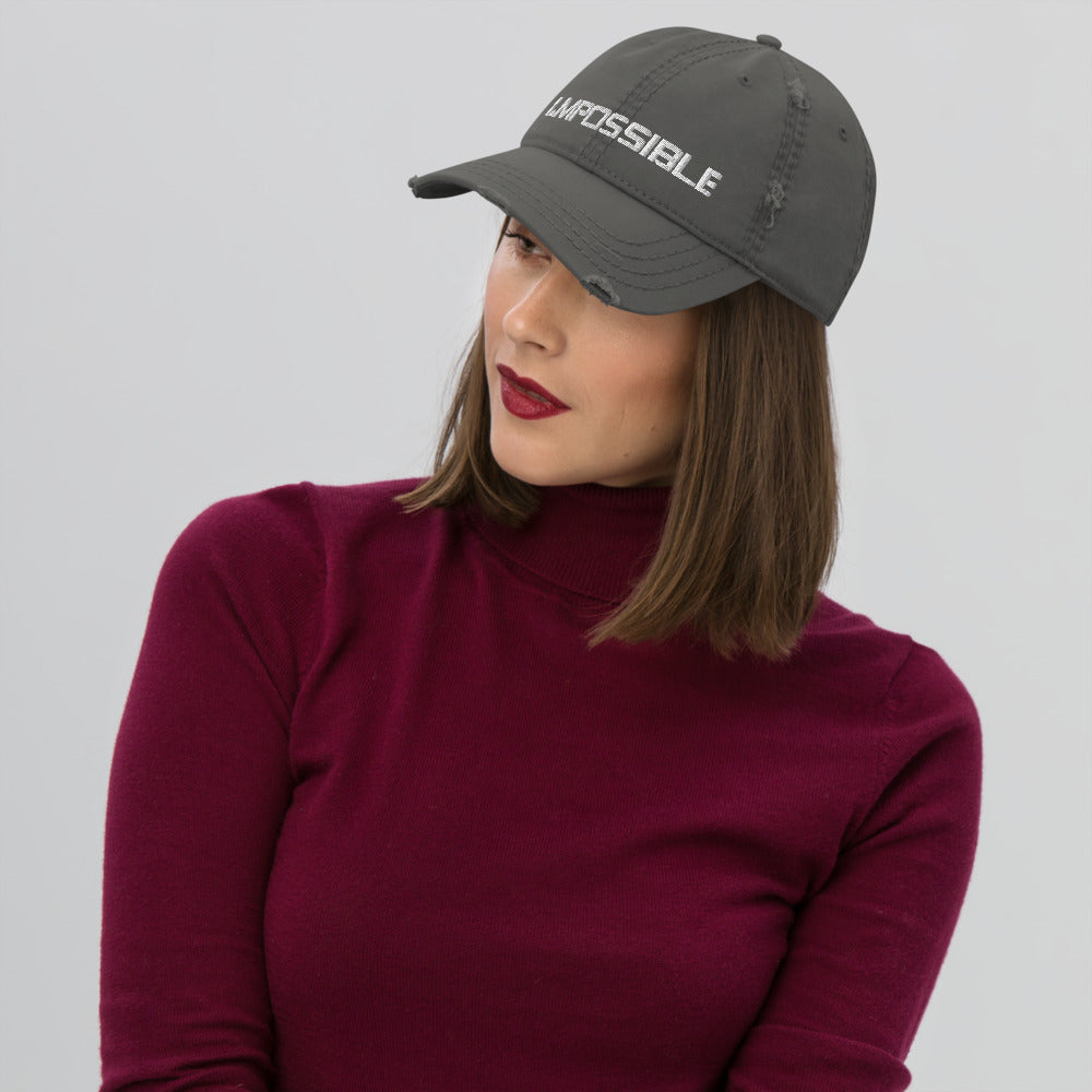 Motivational Cap "I AM POSSIBLE" Inspiring Law of Affirmation Soft crown Dad hat