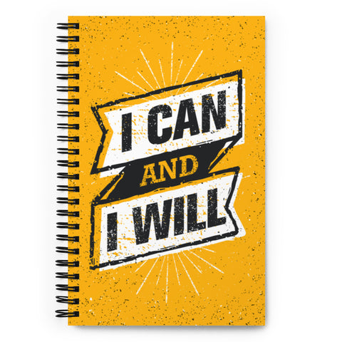 Motivational Notebook,  School Notebook, Office Notebook, Teacher Notebook, Student Notebook, Gift Notebook, Spiral Notebook