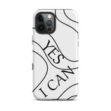 Tough iPhone Case, Law of Affirmation iPhone Case, Durable Crack proof iPhone  Case iPhone case "Yes I Can"