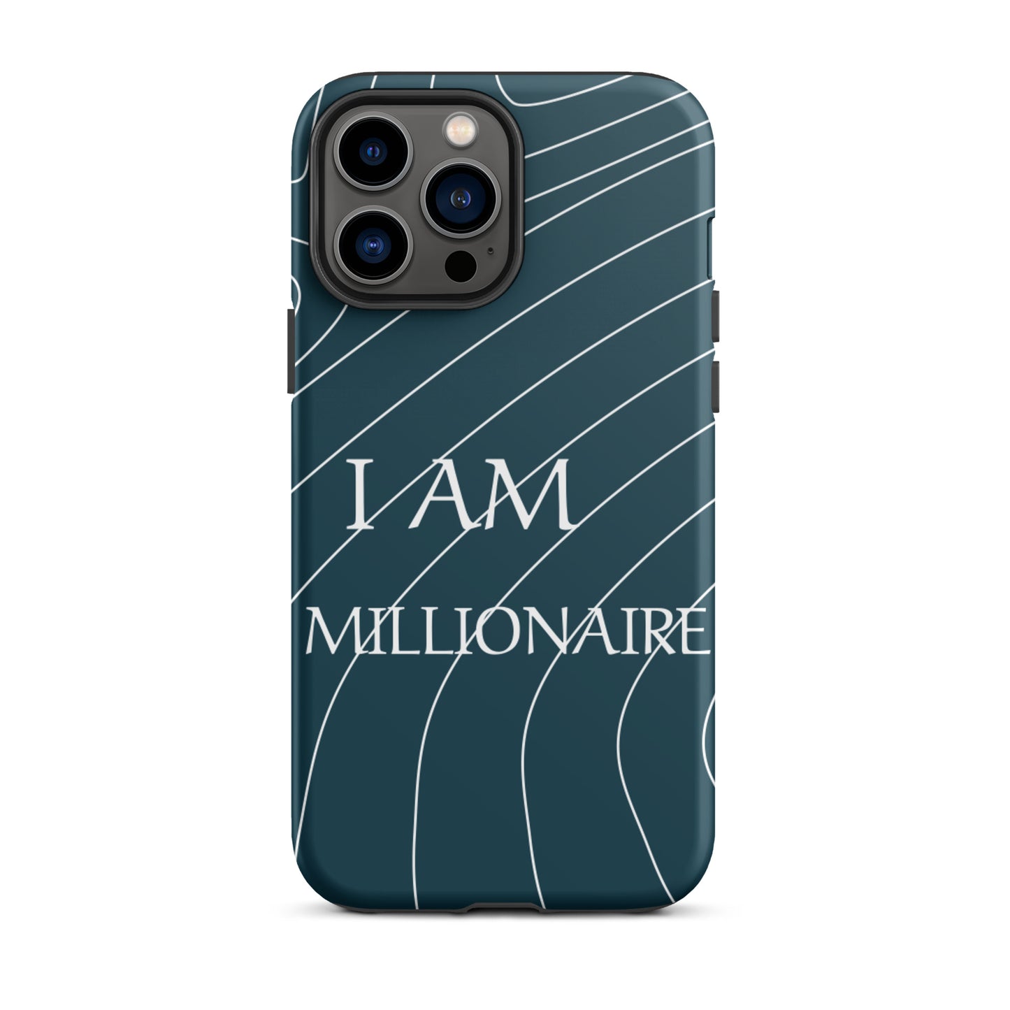 Durable Crack proof iPhone Case iPhone Case, Law of Affirmation Tough iPhone case " I am Millionaire"