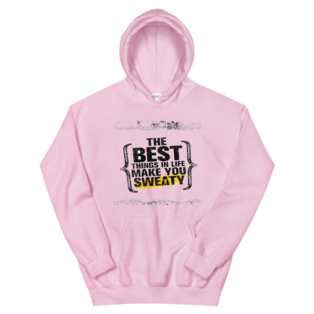 Motivational Hoodie " Make you Sweaty" Inspirational Law of Affirmation Unisex Hoodie