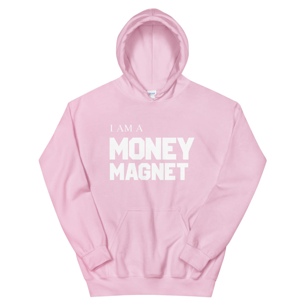 Motivational Hoodie "I AM MONEY MAGNET" Inspiring law of Affirmation Unisex Hoodie
