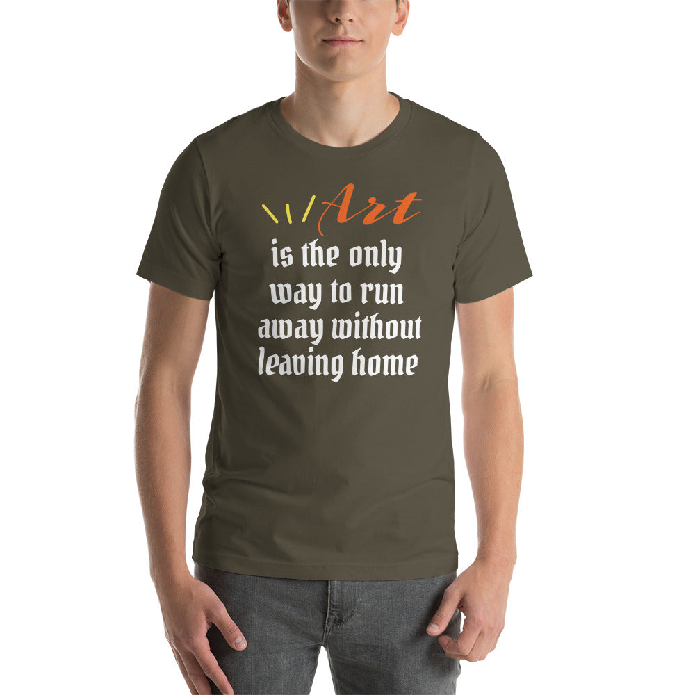 Exclusive Art T-Shirt "Art is the Way" Customized Unisex T-Shirt for Artists