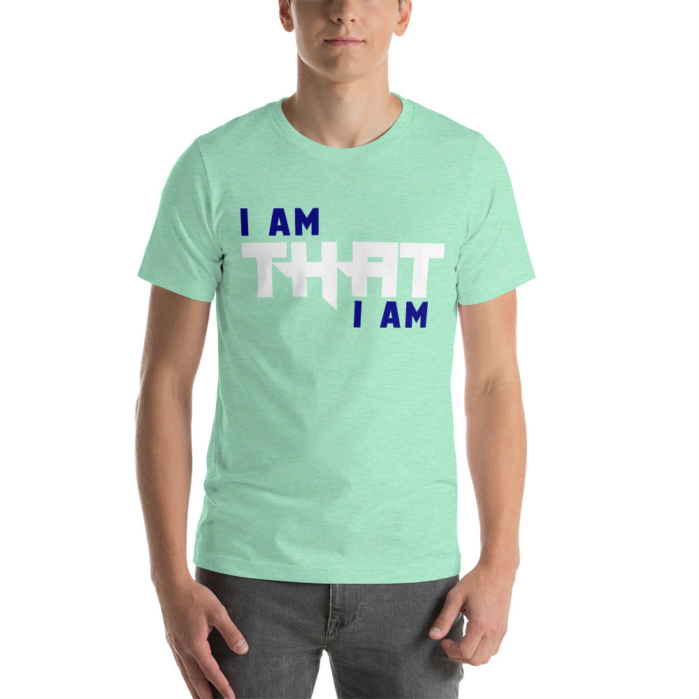 Motivational Unisex T-Shirt "I AM THAT I AM" Law of Attraction Short-Sleeve Unisex T-Shirt