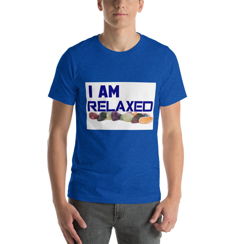Motivational T-Shirt " I AM RELAXED" Law of affirmation Short-Sleeve Unisex T-Shirt