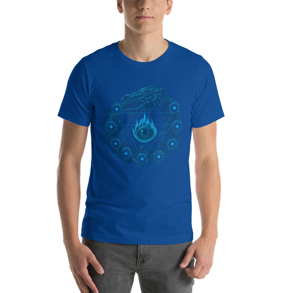 Chakra T-Shirt "THIRD EYE" Spiritual meditation Healing Short-Sleeve Unisex T-Shirt
