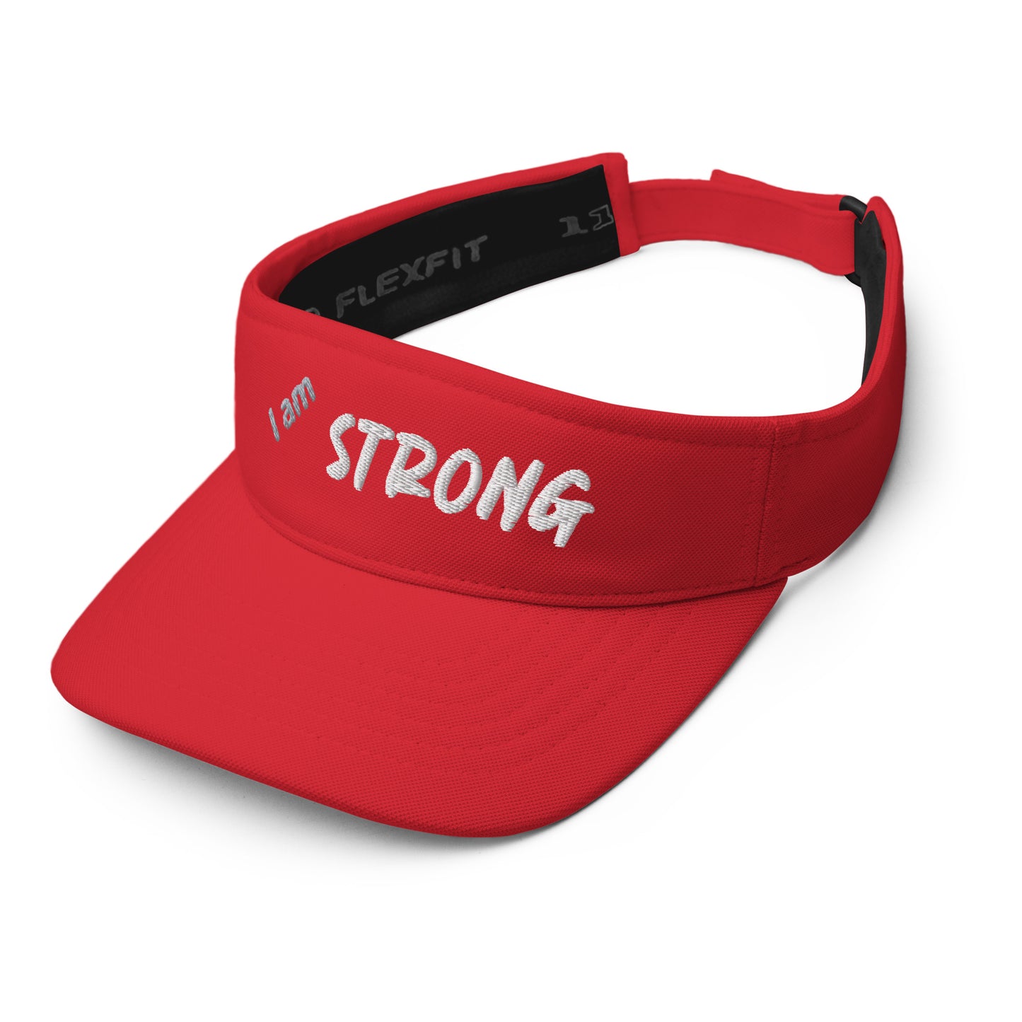 Motivational Visor "I am Strong" positive Affirmation Visor