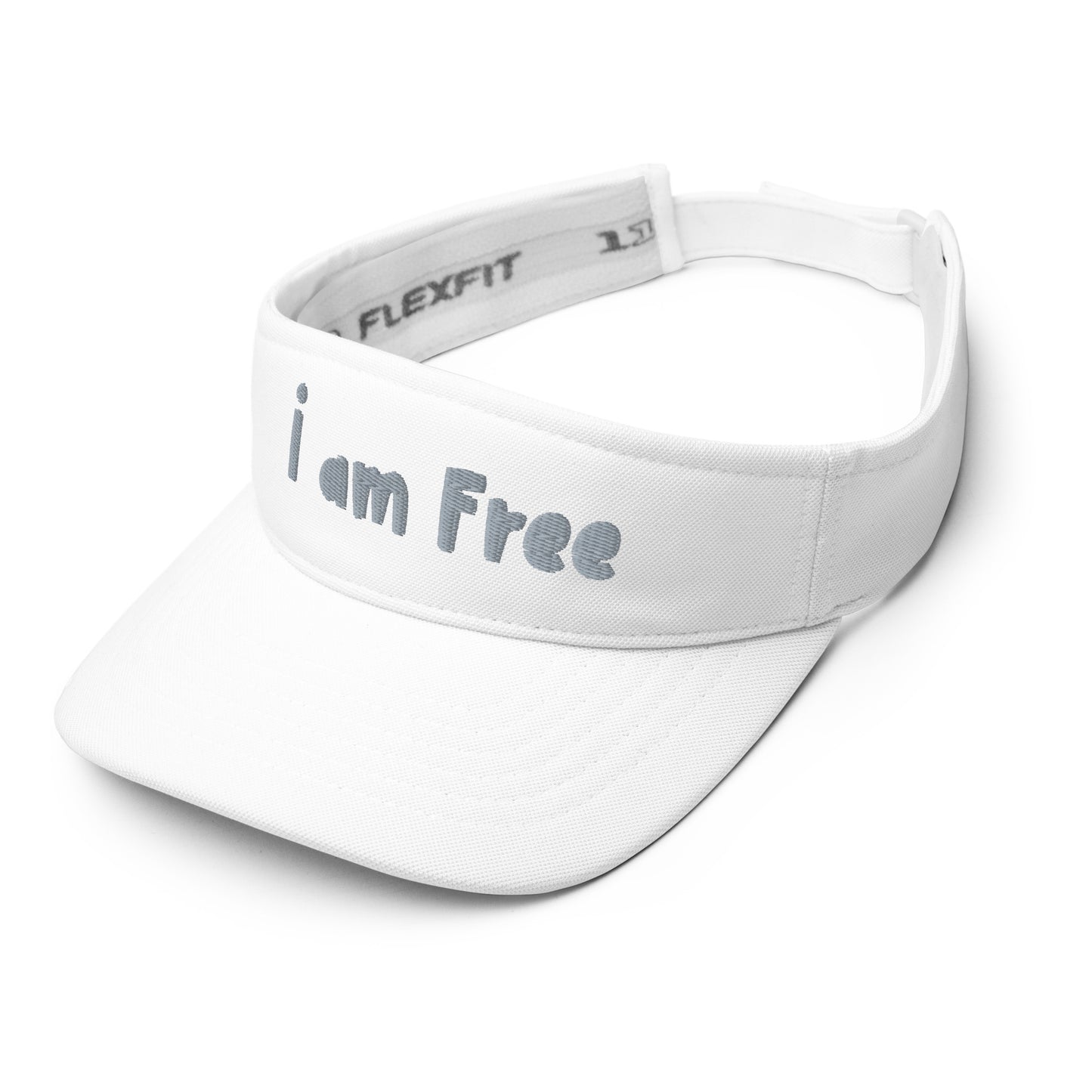 Premium Visor "I am Free" Motivational Visor