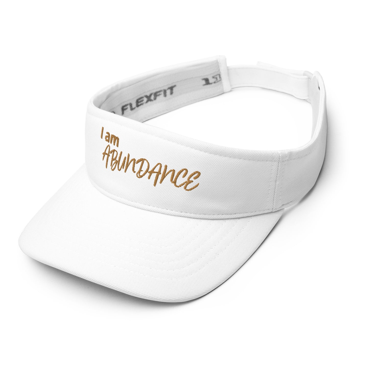 Motivational Visor "I am Abundance" Positive affirmation quote Visor