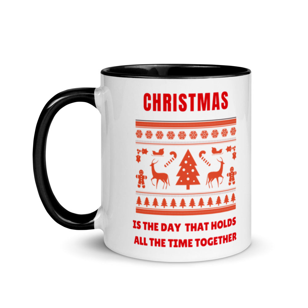 Christmas Gift Mug "Time Together" Creative Holiday Season Gift Mug