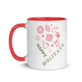 Christmas Gift Mug "Happy Holilays" Exclusive Mug for Holyday Season