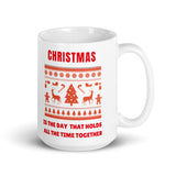 Christmas Gift Mug "Time Together" Creative holiday Season Gift Mug