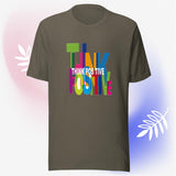 Motivational T-shirt "Think Positive" Inspirational quote Unisex t-shirt