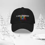 Motivational Cap "I AM ENERGY" Customized Law of Affirmation Classic Dad hat
