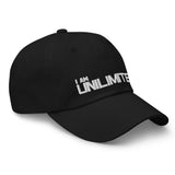 Motivational Cap " I AM UNLIMITED" Inspiring Law of affirmation Embroidery Classic  Dad hat