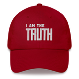 Motivational  Cap "I AM THE TRUTH" Law of Affirmation Embroidery  Dad hat Adjustable strap with antique buckle
