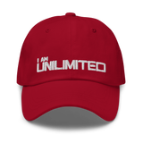 Motivational Cap " I AM UNLIMITED" Inspiring Law of affirmation Embroidery Classic  Dad hat