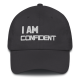 Motivational Cap  "I AM CONFIDENT" Law of Affirmation Embroidery Dad hat