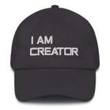 Motivational Cap "I AM CREATOR" Law of Affirmation Embroidery Classic Dad hat