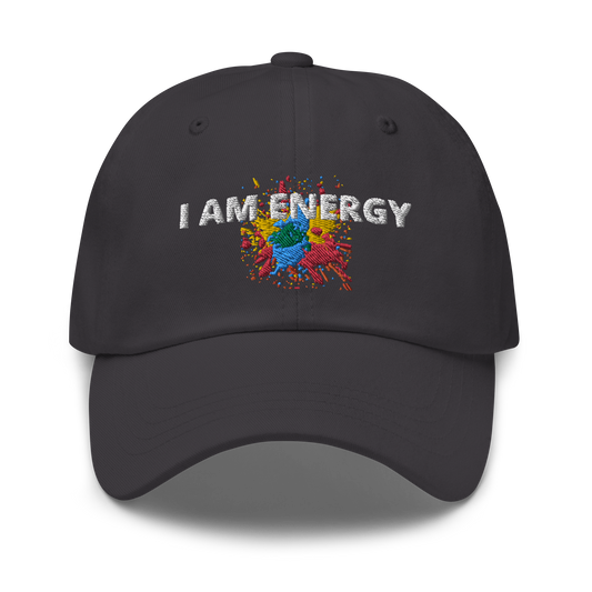 Motivational Cap "I AM ENERGY" Customized Law of Affirmation Classic Dad hat