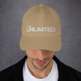 Motivational Cap " I AM UNLIMITED" Inspiring Law of affirmation Embroidery Classic  Dad hat