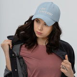 Motivational Cap " I AM CONFIDENT"  Inspiring Law of Affirmation Embroidery Classic  Dad hat
