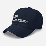 Motivational Cap " I AM CONFIDENT"  Inspiring Law of Affirmation Embroidery Classic  Dad hat