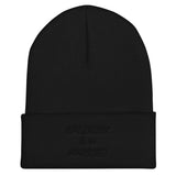 Exclusive Cuffed Beanie "EAT DRINK & be MARRIED" Customized Embroidery  Cuffed Beanie