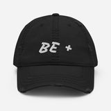 Motivational Cap "Be Positive" Law of Affirmation Distressed Dad Hat