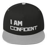 Motivational Cap, " I AM CONFIDENT"  Inspiring Law of Affirmation Embroidery Flat Bill Hat