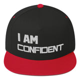 Motivational Cap, " I AM CONFIDENT"  Inspiring Law of Affirmation Embroidery Flat Bill Hat