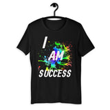 Motivational T-Shirt " I AM SUCCESS" Positive Law of affirmation Short-Sleeve Unisex T-Shirt