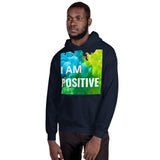 Motivational Hoodie" I AM POSITIVE"  Inspiring Law of affirmation Unisex Hoodie