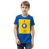 Motivational Youth T-Shirt "Rise & Shine" Positive Inspiring Unisex Youth Short Sleeve T-Shirt