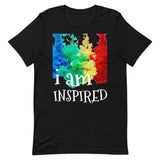 Motivational  T-Shirt " I AM INSPIRED" Inspiring Law of Affirmation Short-Sleeve Unisex T-Shirt