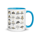 Christmas Gift Mug customized Ceramic Coffee Mug with Color Inside