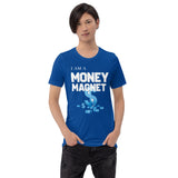 Motivational Unisex T-Shirt  "I AM MONEY MAGNET"  Law of Attraction Short-Sleeve Unisex T-Shirt