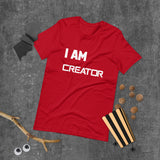 Motivational T-Shirt " I AM CREATOR"  Law of Affirmation Short-Sleeve Unisex T-Shirt