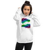 Motivational Hoodie "LIFE IS COLORFUL" Positive inspiring Unisex Hoodie