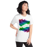 Motivational  T-Shirt "Life Is Colorful" Positive Inspiring Short-Sleeve Unisex T-Shirt