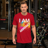 Motivational Unisex T-Shirt "I AM ABUNDANCE"   Inspiring Unisex T-Shirt
