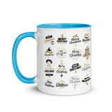 Christmas Gift Mug customized Ceramic Coffee Mug with Color Inside