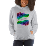 Motivational Hoodie "LIFE IS COLORFUL" Positive inspiring Unisex Hoodie