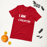 Motivational T-Shirt " I AM CREATOR"  Law of Affirmation Short-Sleeve Unisex T-Shirt