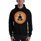 chakra unisex hoodie black