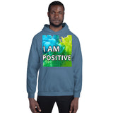 Motivational Hoodie" I AM POSITIVE"  Inspiring Law of affirmation Unisex Hoodie