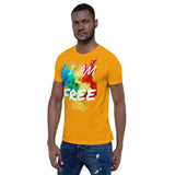 Motivational T-Shirt " I AM FREE"  Inspiring Law of Affirmation Short-Sleeve Unisex T-Shirt