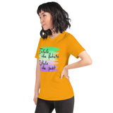 Motivational  T-Shirt "Inhale Future" Inspiring Law of Affirmation Short-Sleeve Unisex T-Shirt